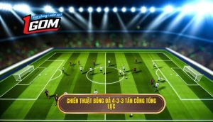 Chiến thuật bóng đá 4-3-3 tấn công tổng lực