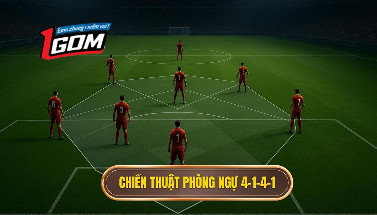 Nền Tảng Của Chiến Thuật Bóng Đá 4-1-4-1 Phòng Ngự