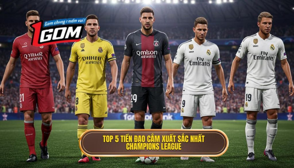 Top 5 tiền đạo cắm xuất sắc nhất Champions League