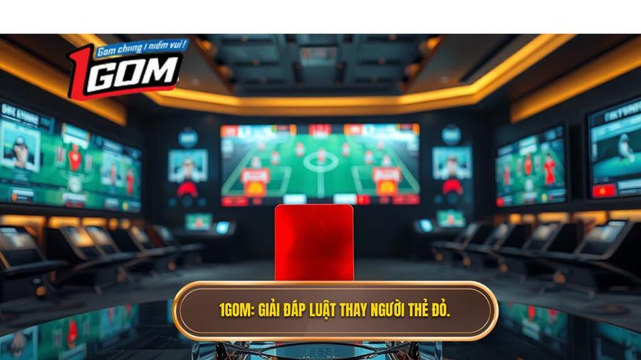 1GOM_ Giải đáp luật thay người thẻ đỏ.