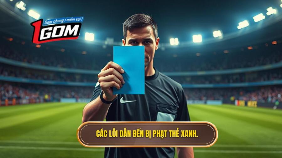Các trường hợp bị phạt thẻ xanh