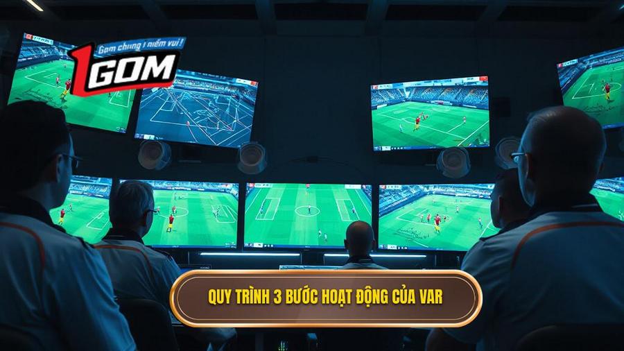Công nghệ VAR trong bóng đá hoạt động thế nào? Quy trình 3 bước