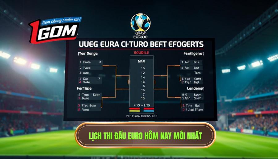 Bảng tổng hợp lịch thi đấu Euro hôm nay (Giờ Việt Nam)