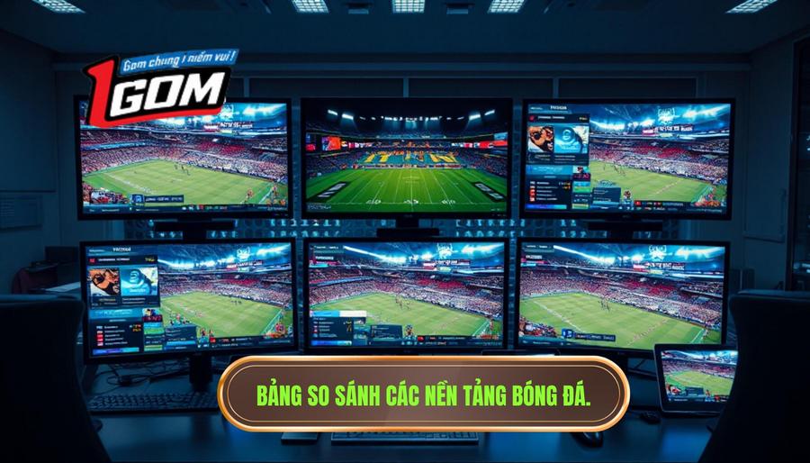 Bảng so sánh các nền tảng xem trực tiếp bóng đá phổ biến