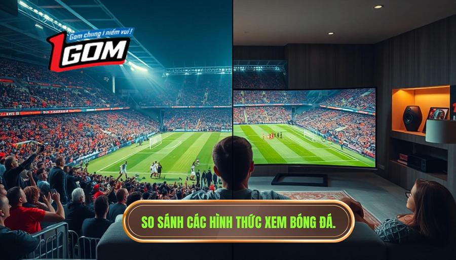 So sánh các hình thức xem bóng đá hiện nay
