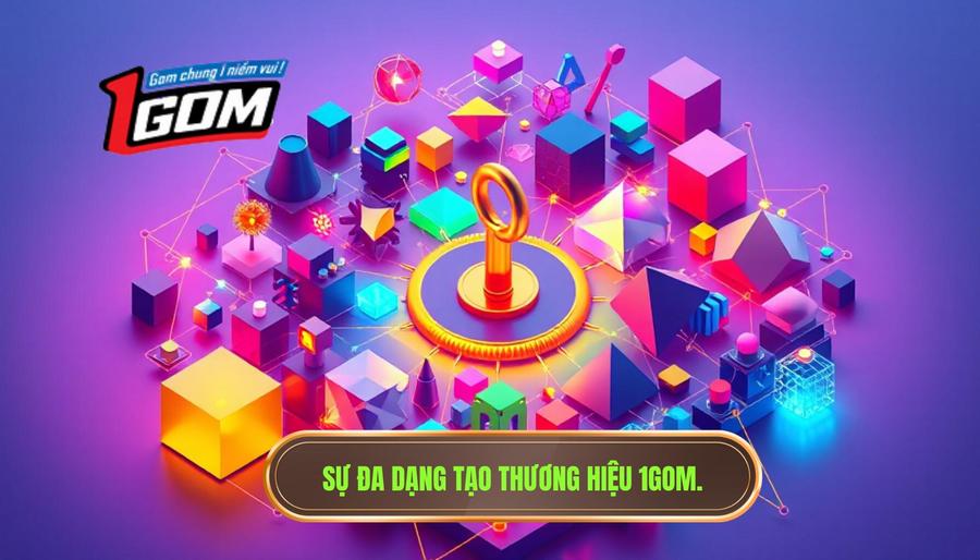 1. Sự đa dạng - Chìa khóa tạo nên thương hiệu 1GOM 1. Sự đa dạng - Chìa khóa tạo nên thương hiệu 1GOM